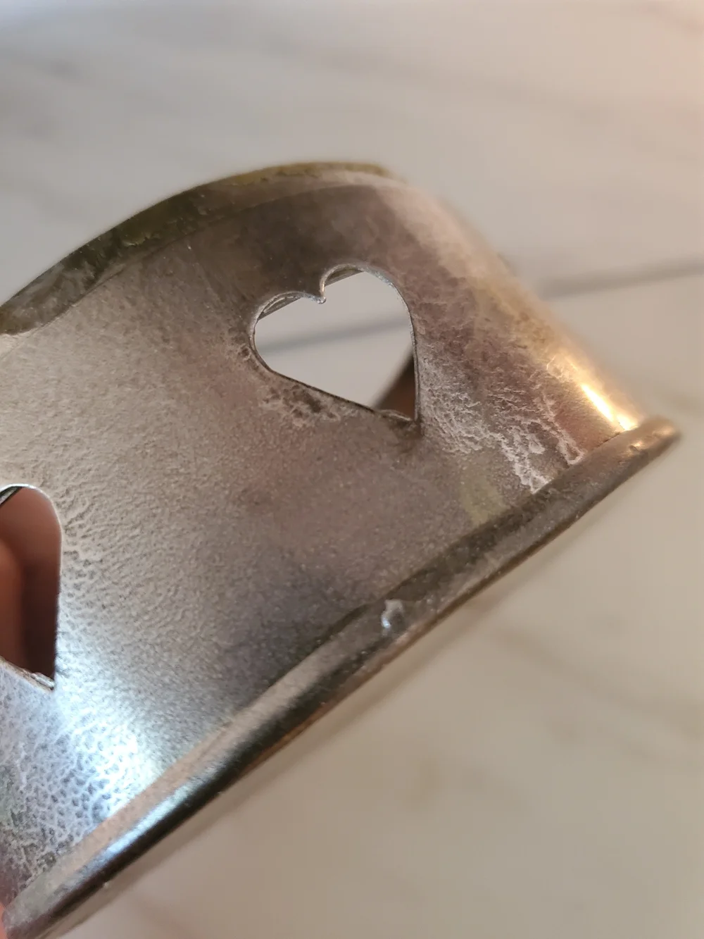 Silver Heart Cutout Metal Tea Light Holder - Home Accents
